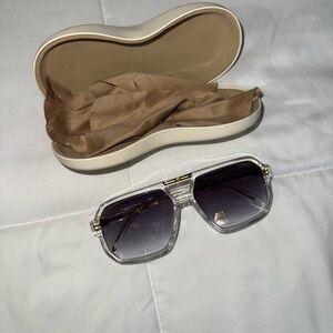 Carrera Sunglasses with Clear Frame and Gradient Lenses